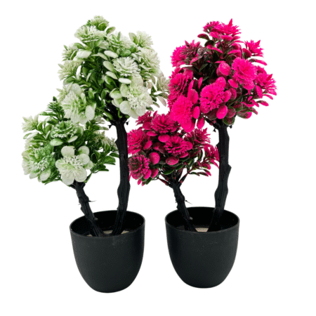 Artificial Plants for Home Decorarion Tree with Pot for Home Center Livingroom Table Shelf Entrance Office (Pack Of 2) (RV-AP3)
